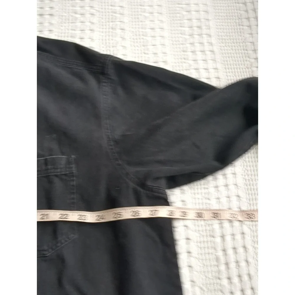 Vtg Levi's Red Tab Denim Shirt Metal Button Long Sleeve Button Up Black Size XXL